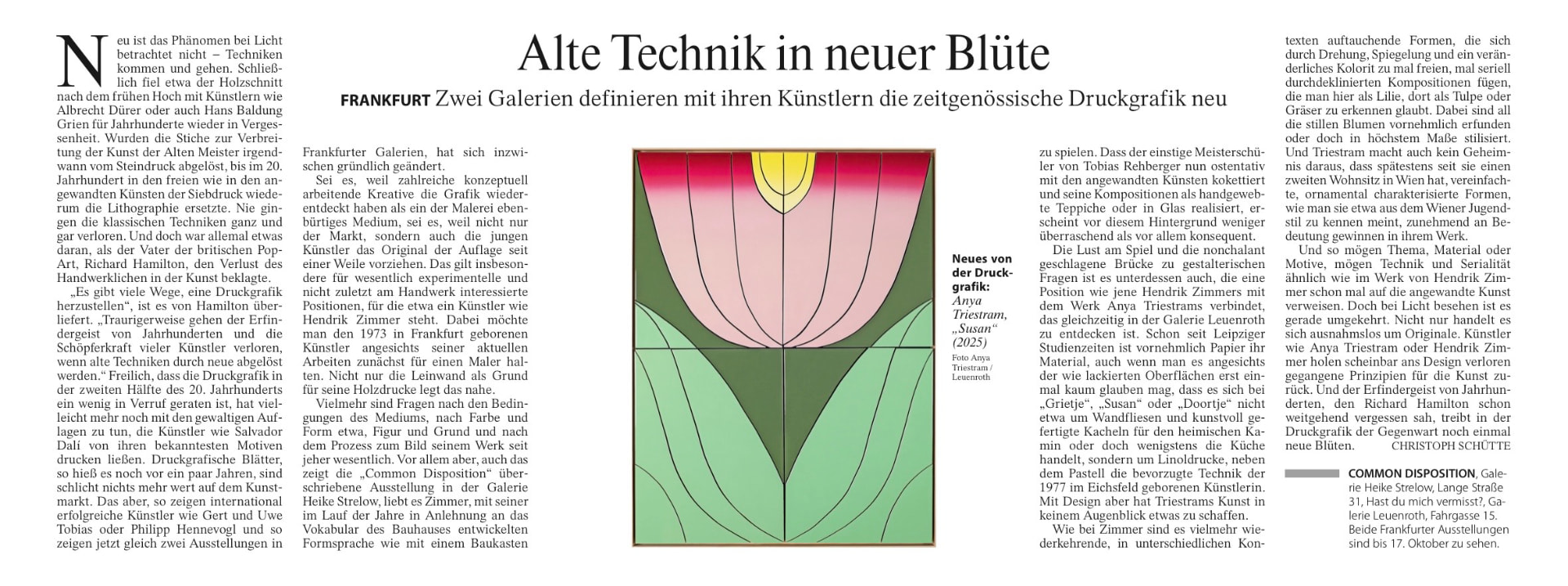 Alte Technik in neuer Blüte